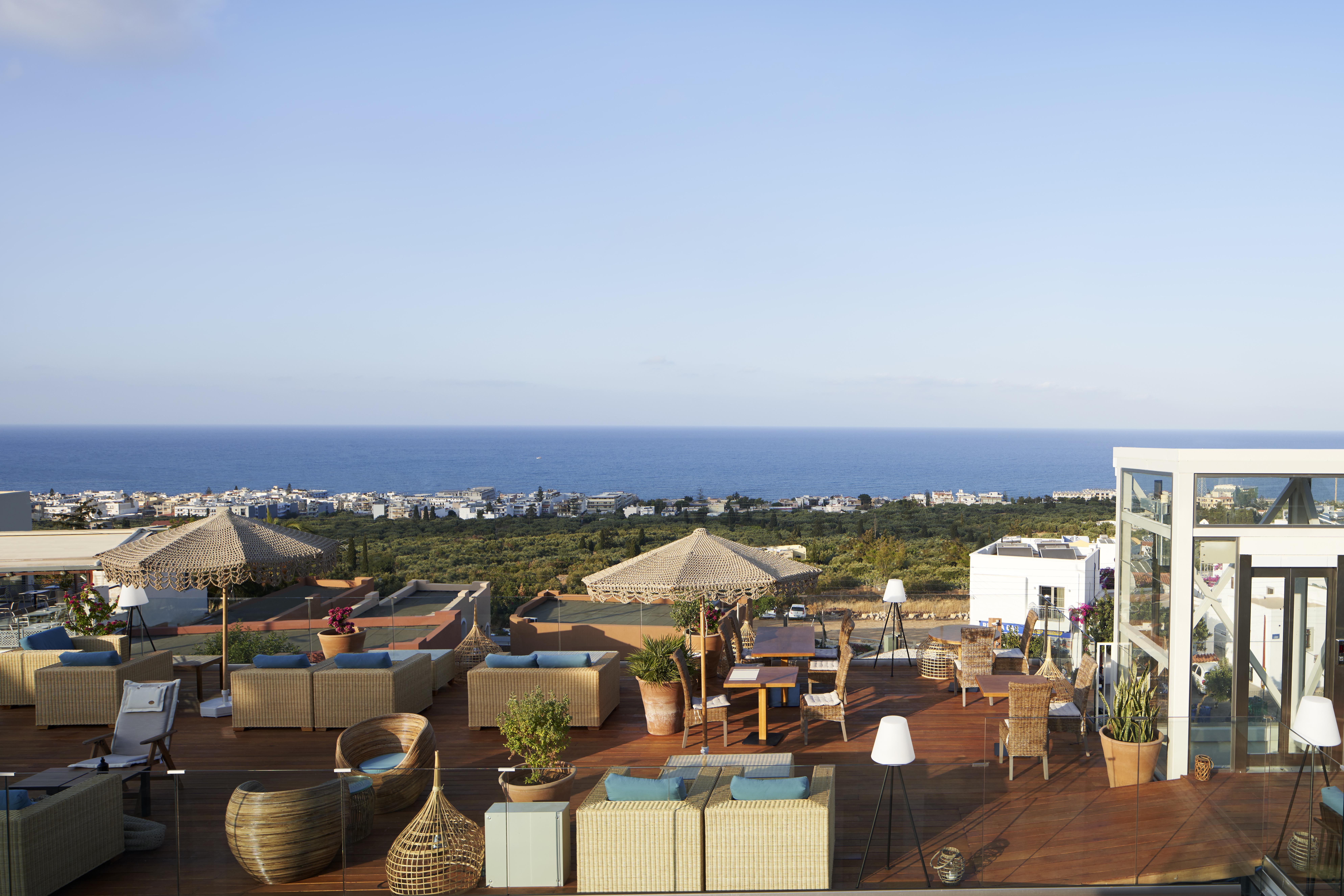Esperides Resort Crete, The Authentic Experience Hersónissos Extérieur photo View from the rooftop of the hotel